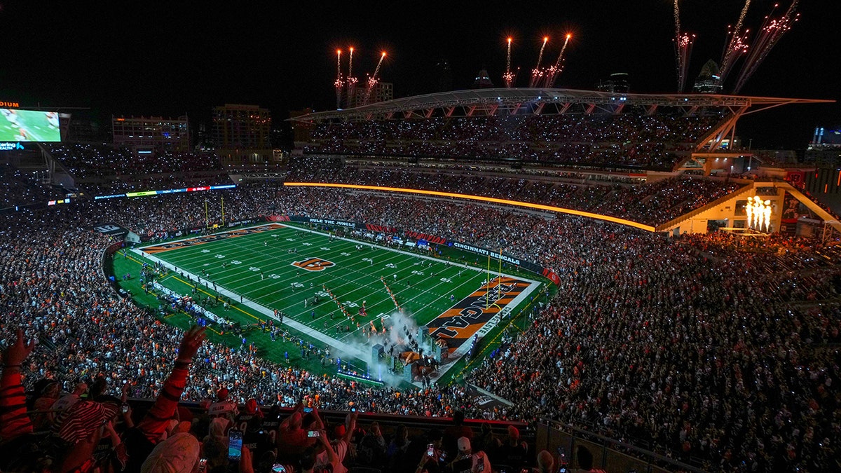 Cincinnati Bengals take the field