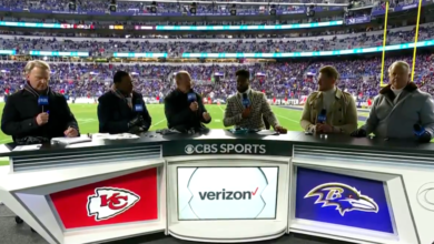 CBS' broadcast had lighting issues during the AFC Championship Game.