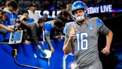 Lions’ Jared Goff teases reporter after backhanded compliment ahead of NFC Championship game