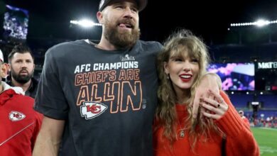 Taylor Swift has been supporting partner Travis Kelce throughout the playoffs (Getty Images)