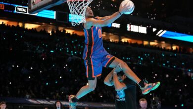 Knicks' Jacob Toppin snubbed in bid to win Slam Dunk contest