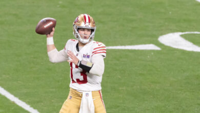 Brock Purdy has played himself in to a very rich extension with the San Francisco 49ers. (Photo by Mario Hommes/DeFodi Images via Getty Images)