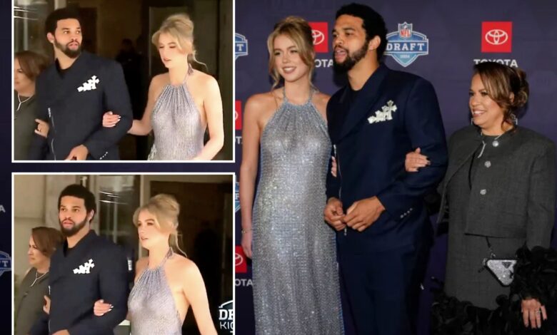 Caleb Williams arrives at NFL draft with mystery girlfriend