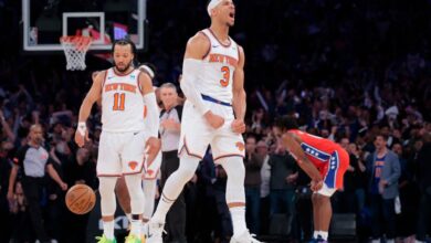 Knicks fans take over MSG, NYC streets after Game 1 win over 76ers