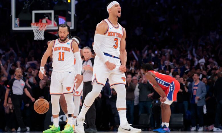 Knicks fans take over MSG, NYC streets after Game 1 win over 76ers