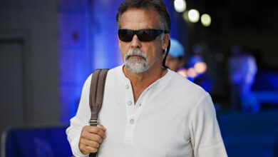 NASHVILLE, TENNESSEE - OCTOBER 29: Former Head Coach Jeff Fisher of the Tennessee Titans before the game against the Atlanta Falcons at Nissan Stadium on October 29, 2023 in Nashville, Tennessee. The Titans defeated the Falcons 28-23. (Photo by Wesley Hitt/Getty Images)