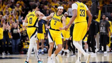 Friday’s NBA playoff takeaways: Andrew Nembhard’s clutch 3 lifts Pacers past Knicks