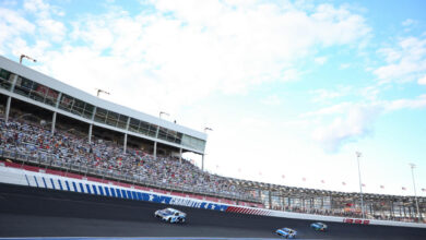 CHARLOTTE, NC - MAY 30: Kyle Larson, driver of the #5 Metro Tech Chevrolet, during the Coca-Cola 600 on May 30, 2021 at Charlotte Motor Speedway in Concord, North Carolina. (Photo by David Rosenblum/Icon Sportswire via Getty Images)