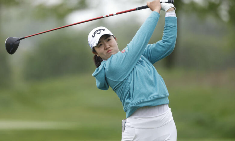 Rose Zhang was one of seven golfers who withdrew from the tournament due to an illness.