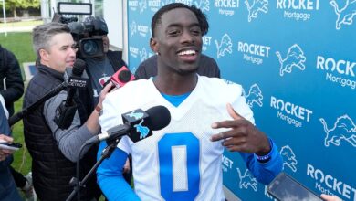 Lions rookie underscores competitive fire while talking about mom: 'I would jam her into the dirt'