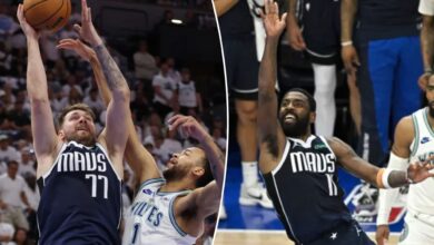 Luka Doncic, Kyrie Irving propel Mavericks to Game 1 win over Timberwolves