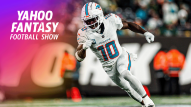 We continue our 'Data & trends that will define 2024 season' series by taking a look at how the most innovative and elite offenses in the NFL are implementing full speed motion into their schemes. Underdog Fantasy's Josh Norris joins the pod to breakdown the explosion of full speed motion usage in 2023 and which team's could weaponize it even further in 2024. (Credit:  Ryan Kang/Getty Images)