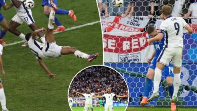 Jude Bellingham's stoppage-time bicycle goal helps England avoid disaster