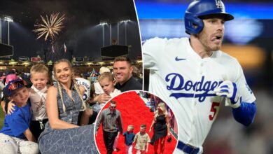 Freddie Freeman taking leave from Dodgers amid son's health scare