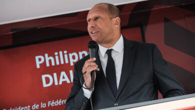 Philippe Diallo, FFF president (Pat Batard/Hans Lucas/AFP via Getty Images)