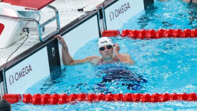 Katie Ledecky warms up Olympic journey with first US swimming medal