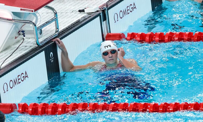 Katie Ledecky warms up Olympic journey with first US swimming medal