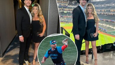 Pete Alonso cozies up to wife Haley before All-Star game in new photos