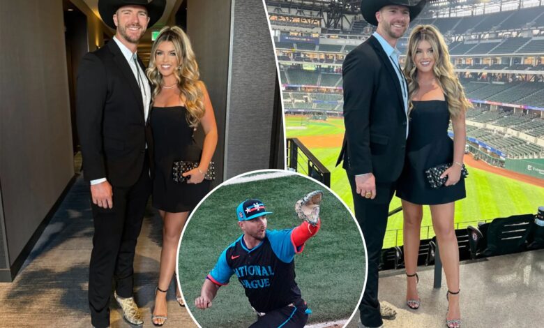 Pete Alonso cozies up to wife Haley before All-Star game in new photos