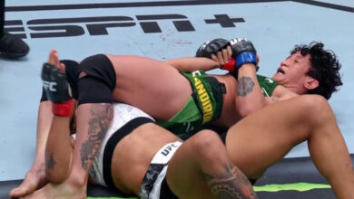 UFC on ESPN 60 results: Virna Jandiroba beautifully locks inescapable armbar on Amanda Lemos