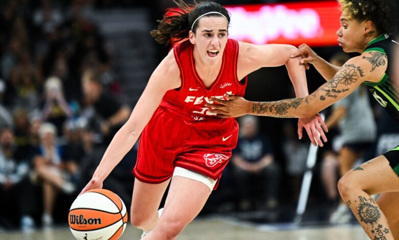 Caitlin Clark sets another record, but Fever fall to Lynx