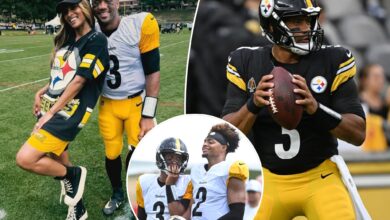 Ciara reacts to Russell Wilson being named Steelers' starting QB