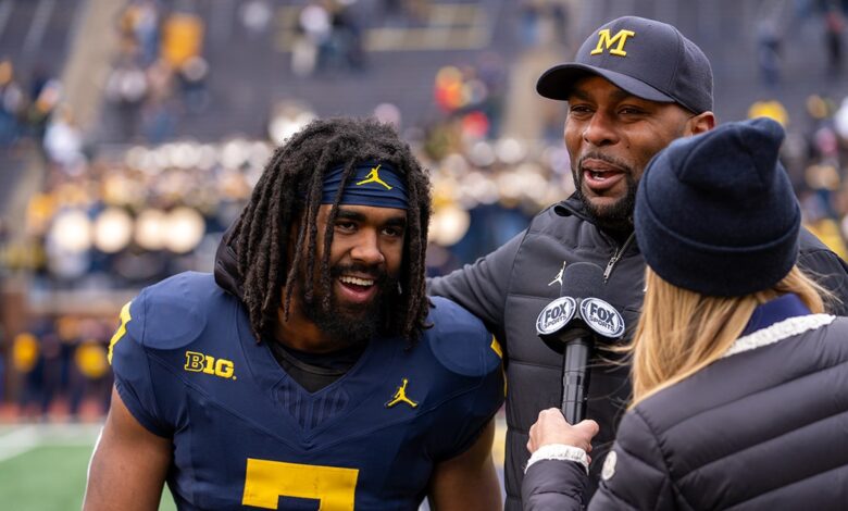 Michigan running back Donovan Edwards: Sherrone Moore 'rightfully deserved' to replace Jim Harbaugh