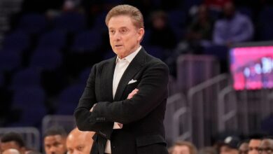 Police search for two suspects accused of burglarizing the office of former Knicks coach Rick Pitino