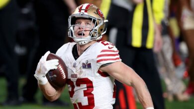 49ers star Christian McCaffrey shockingly inactive vs Jets with calf injury