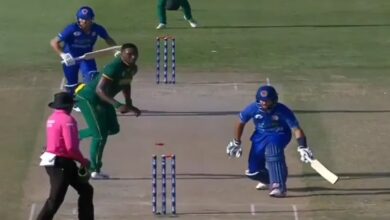 Afghanistan Batter's Bizarre Dismissal vs South Africa Takes Internet By Storm. Watch