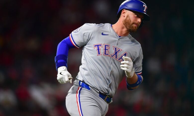 MLB: Texas Rangers at Los Angeles Angels