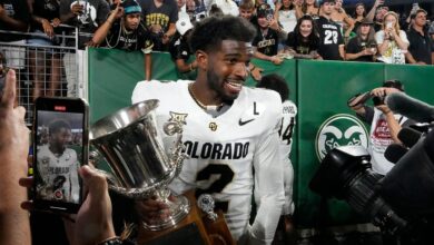 Colorado's Shedeur Sanders refuses to shake hands with Colorado State QB: 'You can't f--- with me'