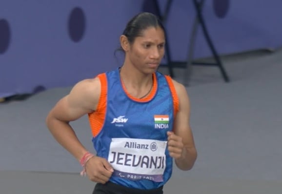 Deepthi Jeevanji Wins Bronze In Women's 400m T20 Category In Paris Paralympics