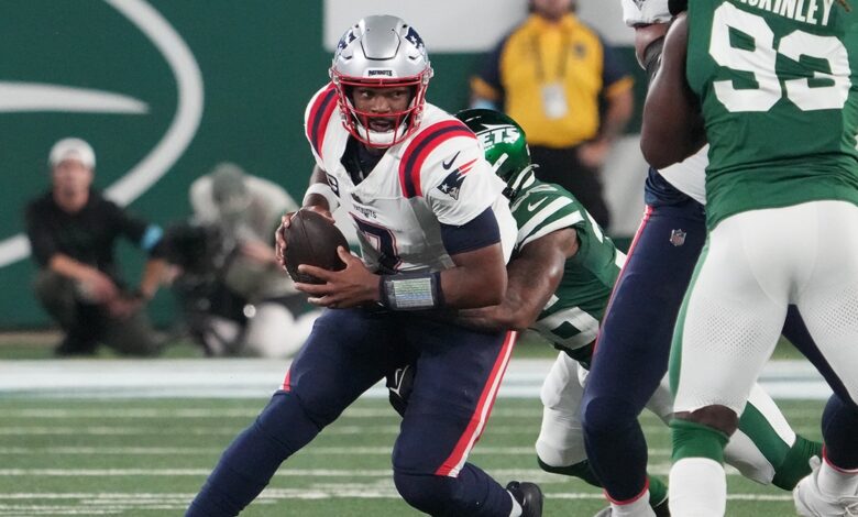 Patriots coach Jerod Mayo says Jacoby Brissett is 'starting quarterback until I say he's not'