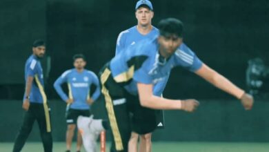 First Glimpse Of 156.7 Kmph Fast Bowling Sensation Mayank Yadav In India Colours - Watch