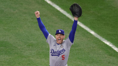 Freddie Freeman and the Los Angeles Dodgers picked up their eighth World Series title on Wednesday night at Yankee Stadium.