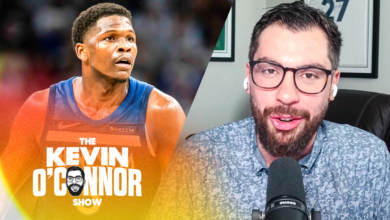 On today's episode of The Kevin O'Connor Show, Kevin kicks things off with help from Daman Rangoola as the duo give their instant takeaways from Monday night's games, including the Los Angeles Lakers looking promising even in defeat, the Denver Nuggets looking concerning even in victory, Paolo Banchero dropping 50, hype for the Boston Celtics and some early concern over the Milwaukee Bucks and Daman's favorite nicknames for Victor Wembanyama.
Later, Kevin is joined by Minnesota Timberwolves podcaster Dane Moore to discuss the drastic changes to the Timberwolves roster and lineup.