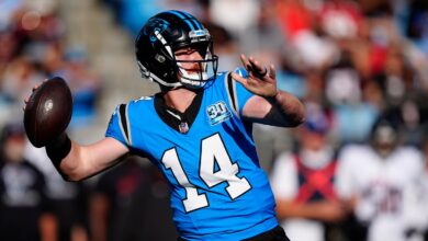 Panthers quarterback Andy Dalton involved in car crash with family; no one needed emergency medical transport