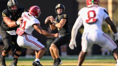 NCAA Football: Alabama at Vanderbilt