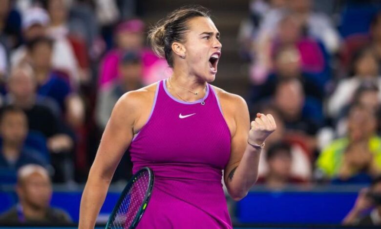 Sabalenka wins third consecutive Wuhan Open final