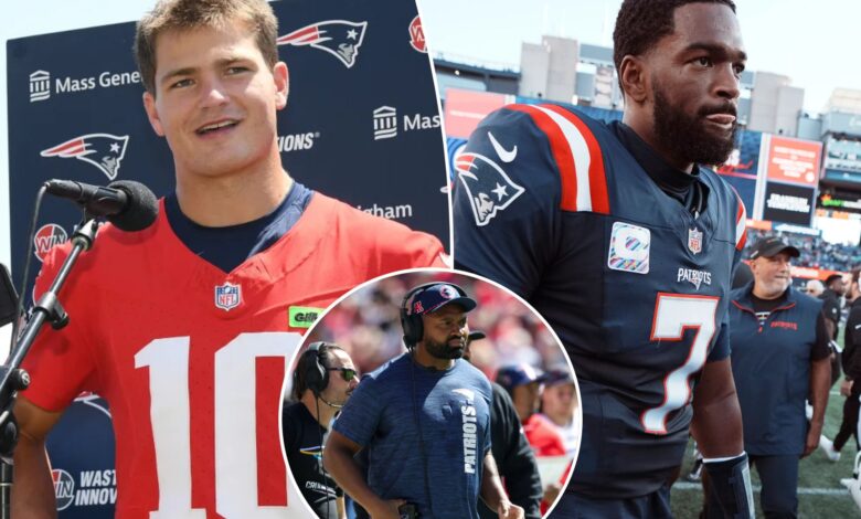 Why Patriots are benching Jacoby Brissett for Drake Maye