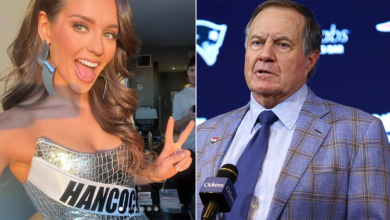 Bill Belichick dresses up for Halloween photo shoot with girlfriend in wild couple's costume