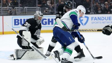 NHL: Vancouver Canucks at Los Angeles Kings