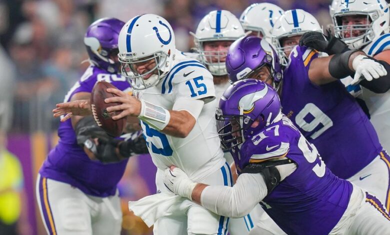 NFL: Indianapolis Colts at Minnesota Vikings