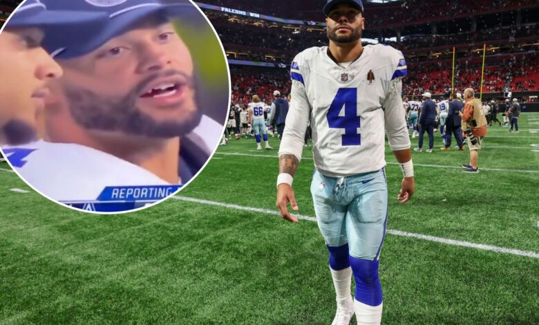 Dak Prescott caught blasting Cowboys on sideline