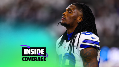 CeeDee Lamb #88 of the Dallas Cowboys looks on before a game against the Philadelphia Eagles at AT&T Stadium on November 10, 2024 in Arlington, Texas. (Photo by Sam Hodde/Getty Images)