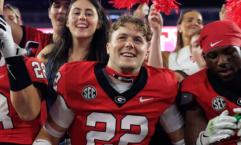 Georgia coach Kirby Smart reacts to his player celebrating with Ole Miss fans: 'What an idiot'