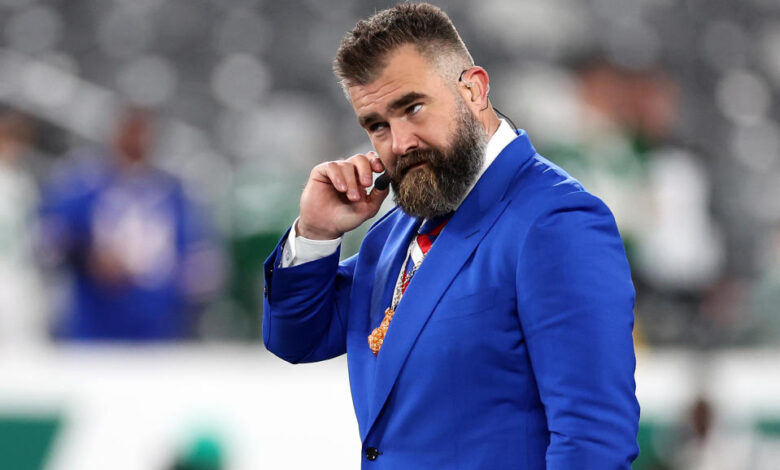 Jason Kelce smashed a fans phone after he was confronted ahead of Penn State's game against Ohio State on Saturday