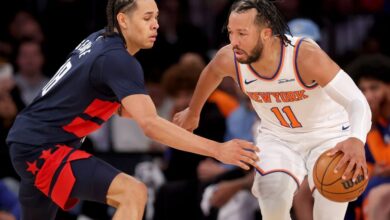 NBA: Washington Wizards at New York Knicks