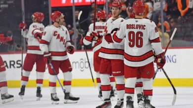 NHL: Carolina Hurricanes at Philadelphia Flyers